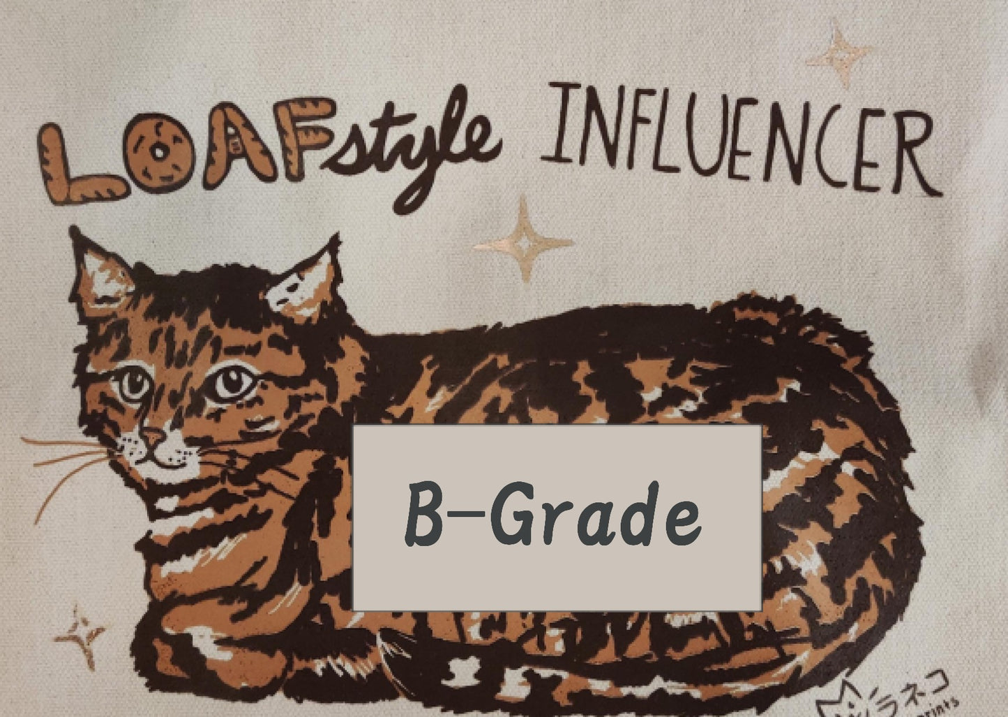 B-GRADE LOAFstyle Influencer Convertible Tote Bag (Foil Print Only)