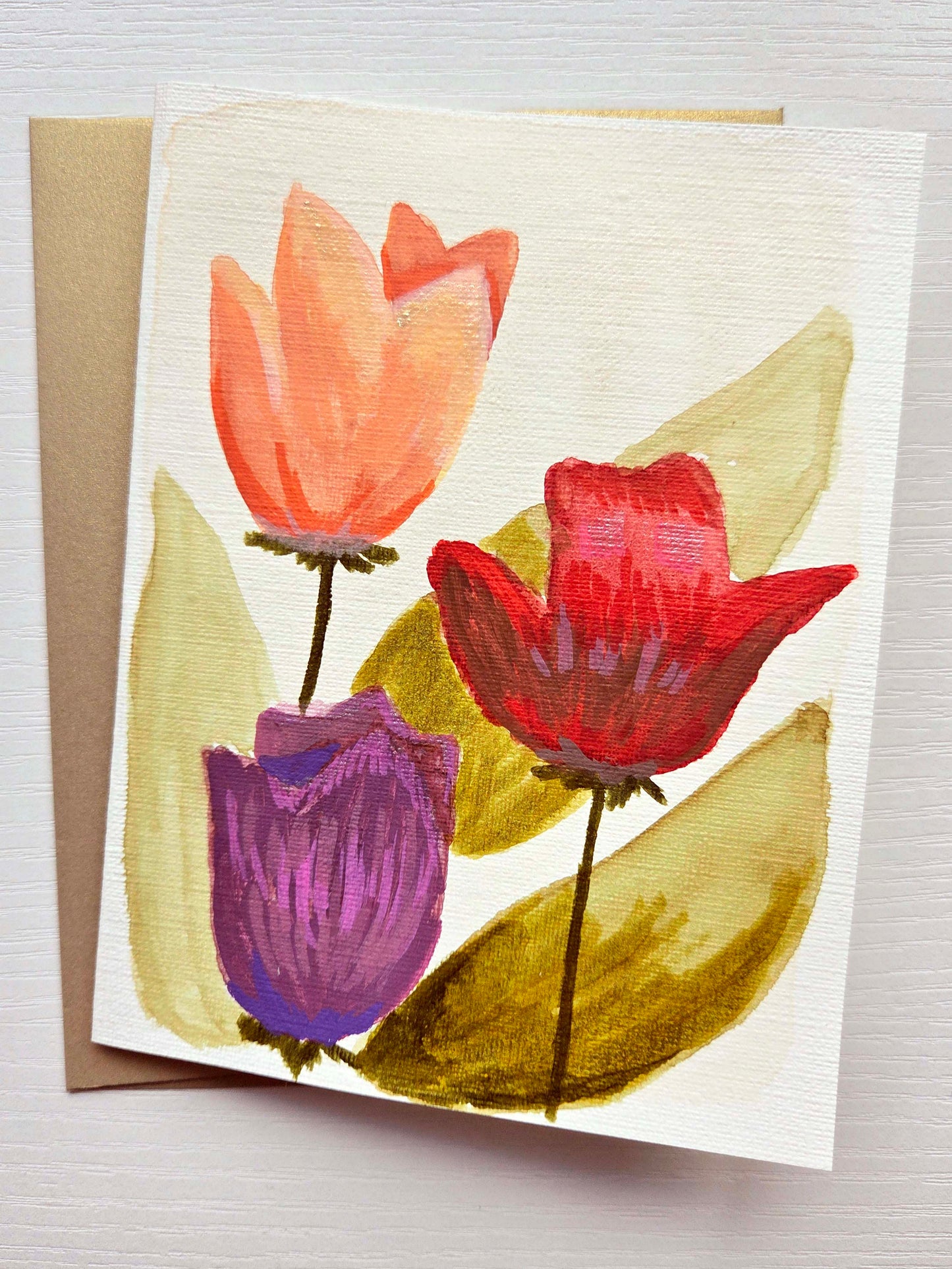 "Burgeon" Greeting Card Set of 3