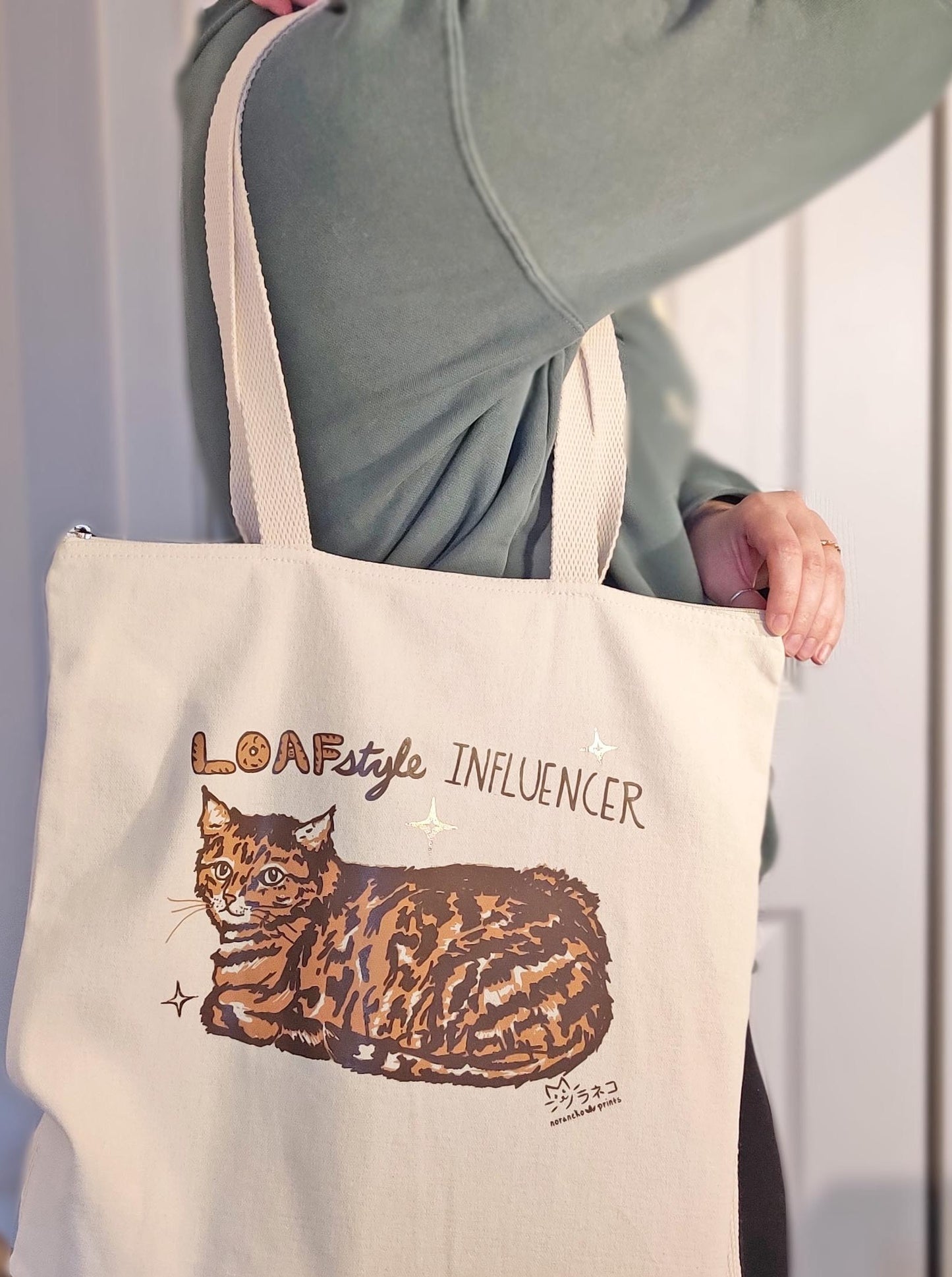 LOAFstyle Influencer Convertible Tote Bag (Foil Print)