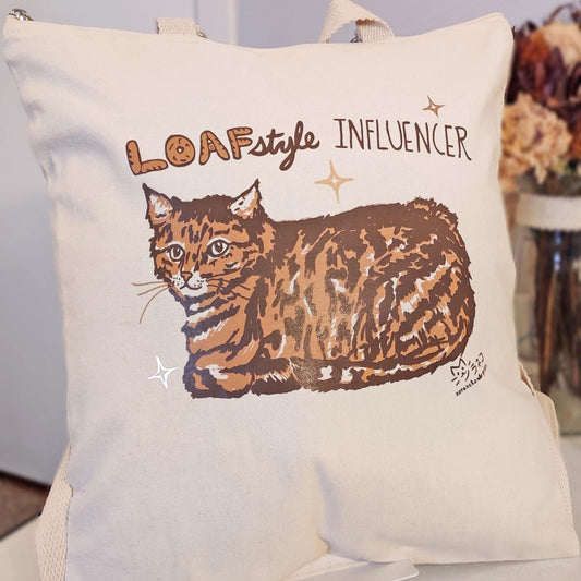 LOAFstyle Influencer Convertible Tote Bag (Foil Print)